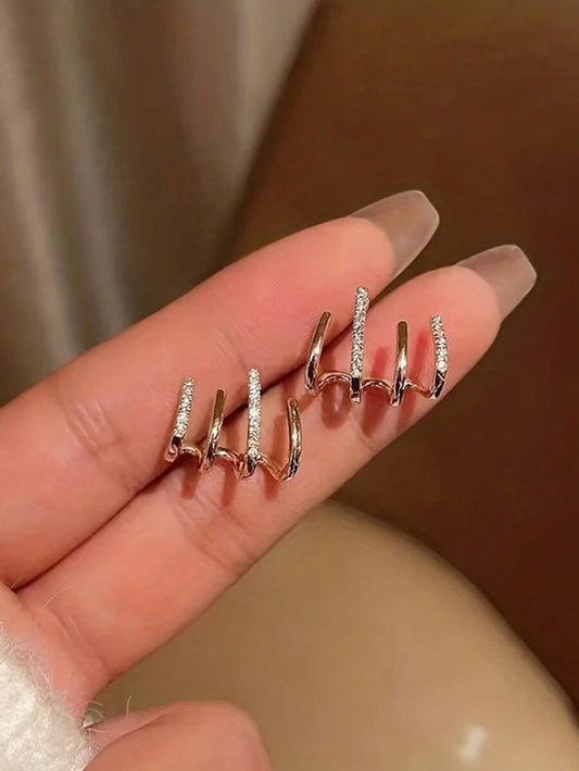 ClawMuse Studs – Western Chic with Cubic Zirconia Spark