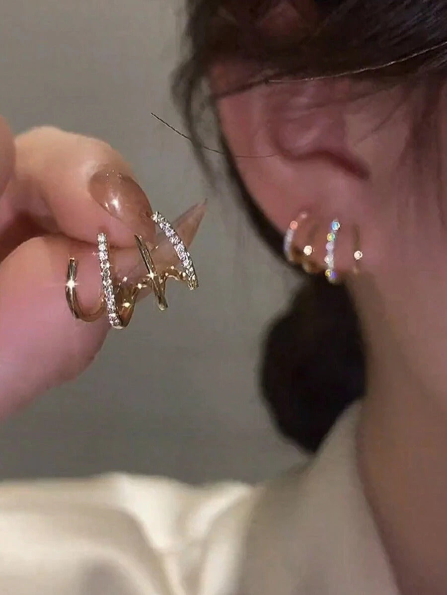 ClawMuse Studs – Western Chic with Cubic Zirconia Spark