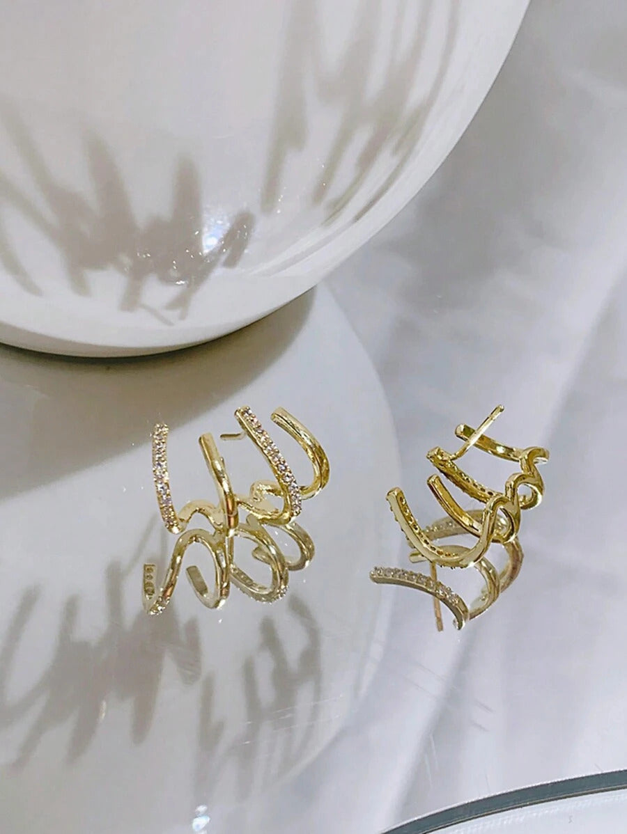 ClawMuse Studs – Western Chic with Cubic Zirconia Spark