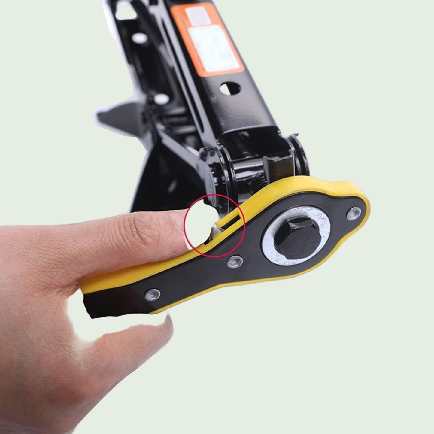 Torque Master Car Jack & Lug - Wrench . Compact, Durable, Roadside-Ready