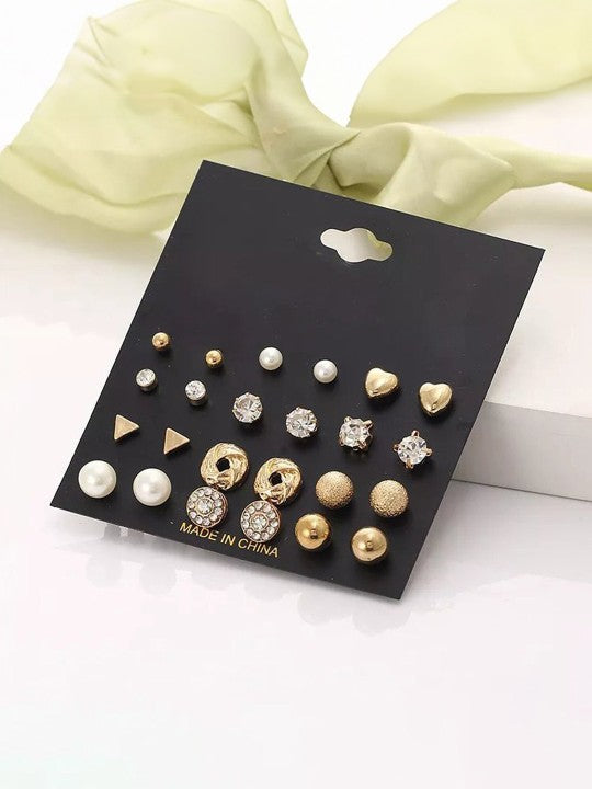 Lunara Studs – Sleek Geometry Meets Everyday Glow