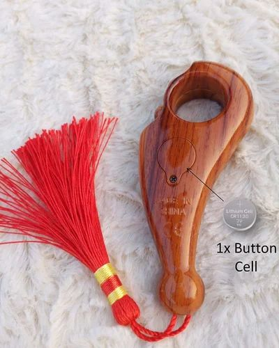 Premium Wooden-Style Digital Finger Tally Counter – Elegant Focus at Your Fingertips