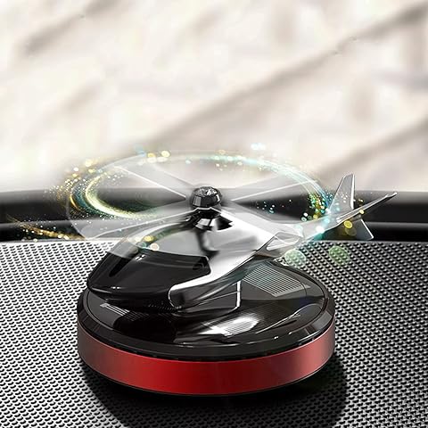 Solar-Powered Helicopter Dashboard Decor – Rotating Fragrance Diffuser for Cars & Desks