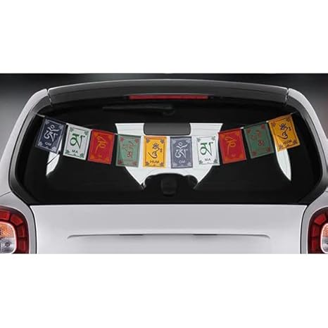 Ride with Blessings: Tibetan Prayer Flags for Bikes & Cars