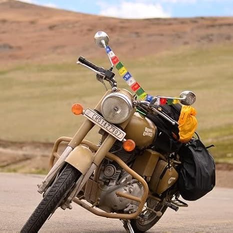 Ride with Blessings: Tibetan Prayer Flags for Bikes & Cars