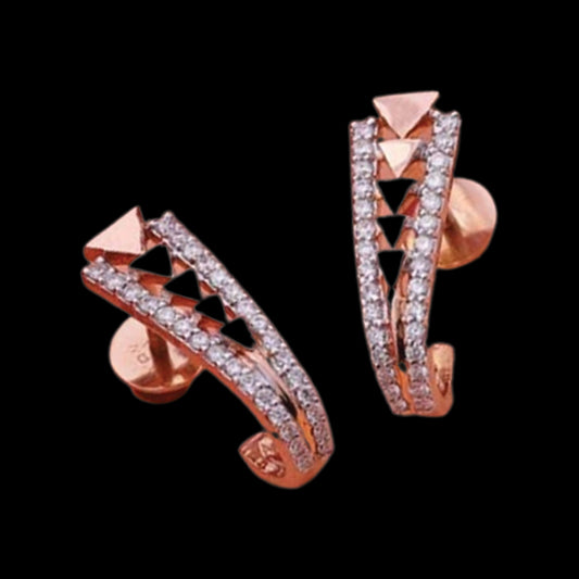 Celestique Radiance Earrings – Glittering Long Drops for Festive Glam