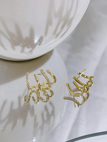 ClawMuse Studs – Western Chic with Cubic Zirconia Spark