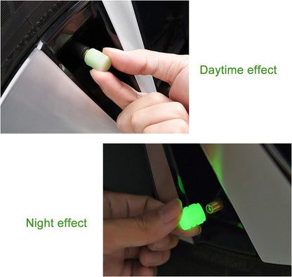 Universal Fluorescent Valve Caps – Anti-Corrosion + Night Visibility