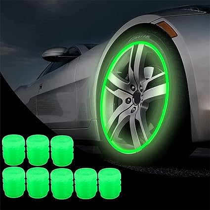 Universal Fluorescent Valve Caps – Anti-Corrosion + Night Visibility