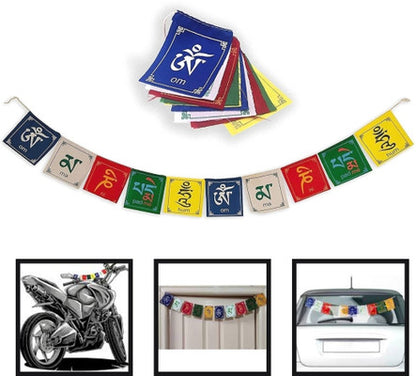 Ride with Blessings: Tibetan Prayer Flags for Bikes & Cars