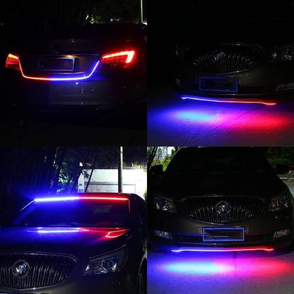 120cm LED Police Light Strip – Hood & Dashboard Glow for Bold Drives