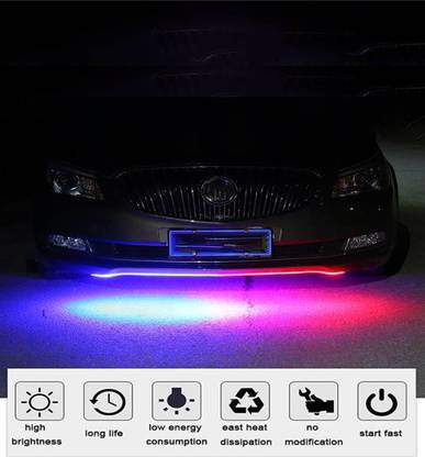 120cm LED Police Light Strip – Hood & Dashboard Glow for Bold Drives